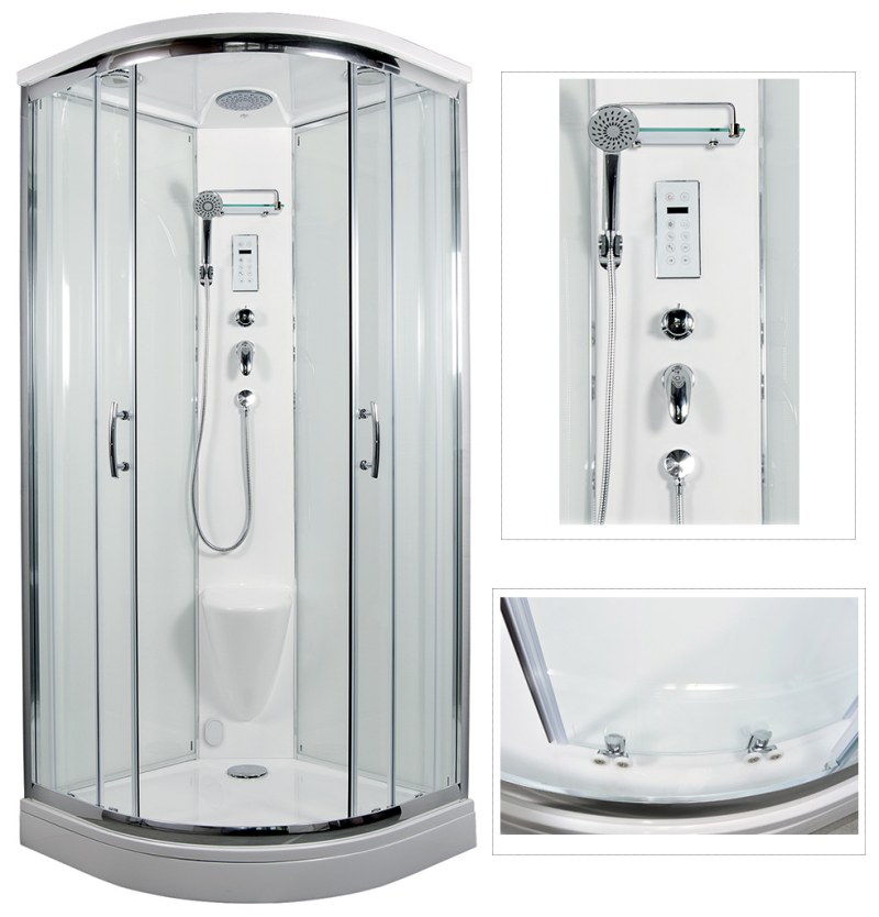 Luxusní sprchový box BRILIANT s integrovanou parní saunou